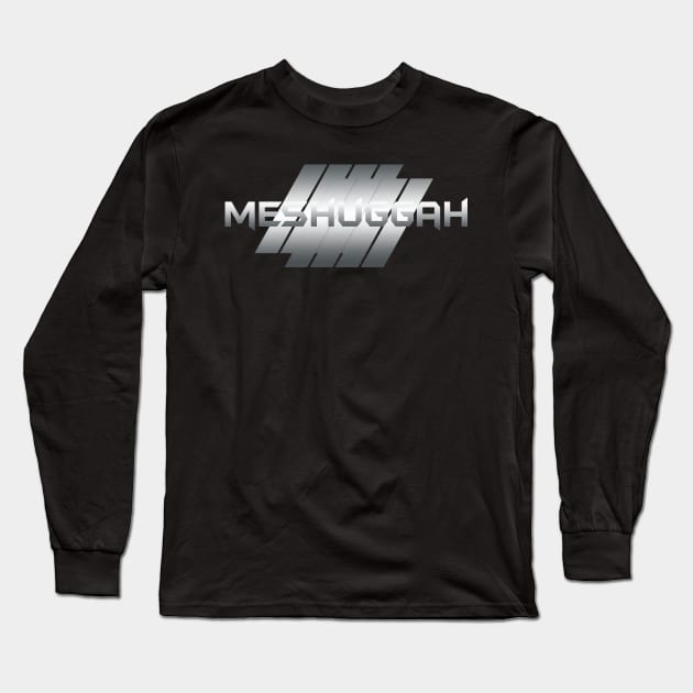 Metallic Illustration meshuggah Long Sleeve T-Shirt by theStickMan_Official